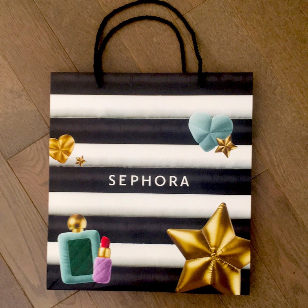 Sephora Paper Gift Bag 12-1/2” x 11-1/2” x 5-1/4”